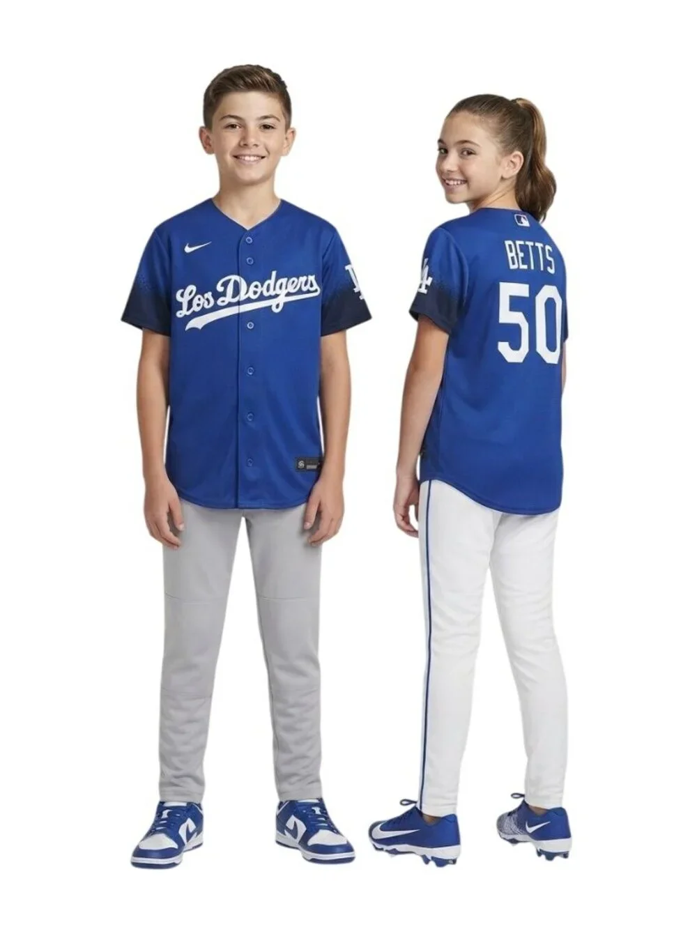 Nike Youth Los Angeles Dodgers Mookie Betts Jersey 2021 Size Youth L